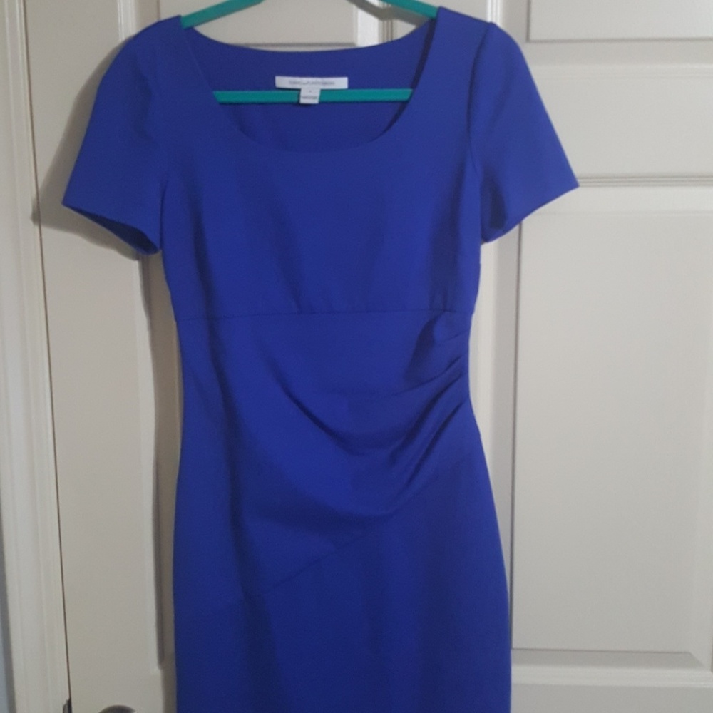 Blue Diane von Furstenberg 'Bevina' Dress